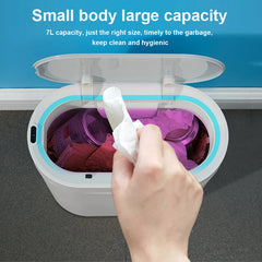 "Smart Sensor Trash Can – 7L/9L Narrow Automatic Waste Bin, Waterproof for Bathroom, Toilet, Kitchen, and Office Use"