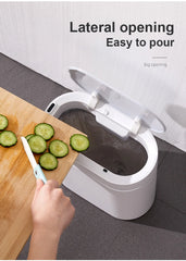 "Smart Sensor Trash Can – 7L/9L Narrow Automatic Waste Bin, Waterproof for Bathroom, Toilet, Kitchen, and Office Use"