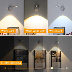 "Wireless Night Light with Motion Sensor – USB LED Wall Lamp for Kitchen, Bedroom, Living Room, and Mural Indoor Lighting"