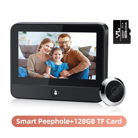 WSDCAM 1080P Tuya Wi-Fi Doorbell Camera with 4.3" Monitor