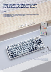 K86 Wireless Mechanical Keyboard – Hot-Swappable, Screen & Volume Knob