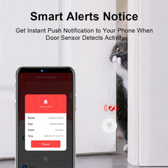 Tuya ZigBee Smart Vibration Sensor for Home Security