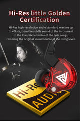 "QKZ AK6 Wired Earphones – 3.5mm HiFi Sound Quality Gaming Headset, Bass-Boosted Earbuds for Gamers"