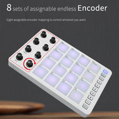 M-VAVE SMC-PAD Wireless MIDI Percussion Controller