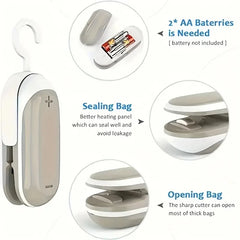 Portable Plastic Bag Sealer Clamp – Kitchen Accessory