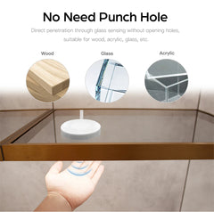 12V LED Touch Dimmer Switch – Wood Panel, Hand Sweep Sensor, DIY Under Cabinet Light