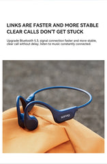 B60S Bone Conduction Earphones 64/32GB MP3 Wireless Open Headset IPX8 Waterproof Headphones