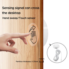 12V LED Touch Dimmer Switch – Wood Panel, Hand Sweep Sensor, DIY Under Cabinet Light