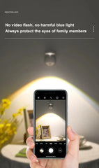 "Wireless Night Light with Motion Sensor – USB LED Wall Lamp for Kitchen, Bedroom, Living Room, and Mural Indoor Lighting"