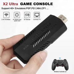 X2 Ultra Video Game Stick Console with 2.4G Wireless Controllers