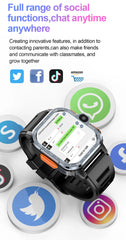 "Valdus PGD Android Smartwatch for Men – Dual HD Camera, GPS, 16GB/64GB ROM, NFC, 2G/4G SIM, WiFi, Fast Internet Access"