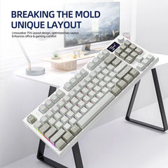 K86 Wireless Mechanical Keyboard – Hot-Swappable, Screen & Volume Knob