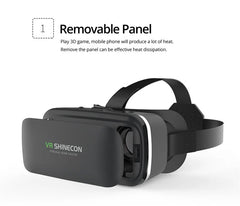"VR Shinecon 10.0 Virtual Reality Helmet – 3D Glasses Headset for Smartphone, Video Games, Binocular VR Goggles"