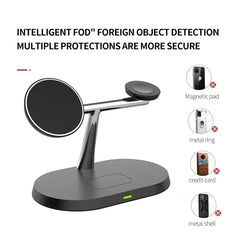 MagSafe 4-in-1 Foldable Wireless Charger for iPhone & Apple Devices