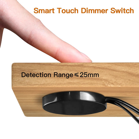 12V LED Touch Dimmer Switch – Wood Panel, Hand Sweep Sensor, DIY Under Cabinet Light