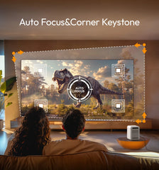 "BYINTEK LOVE U4 Smart Mini Projector – 4K Support, 1080P HD Android WiFi Home Theater for Smartphone & Cinema Use"