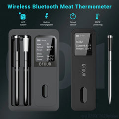 “Wireless Bluetooth" Dual Probe Meat Thermometer