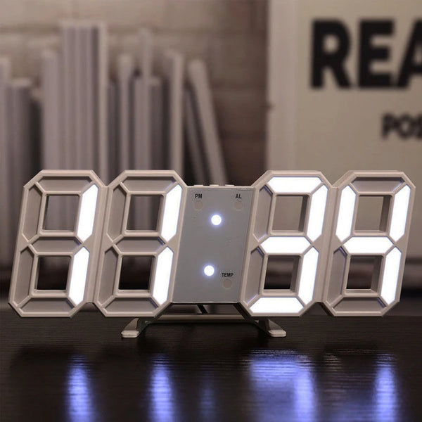 Voice-Activated 3D Luminous Digital Clock