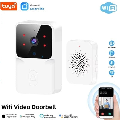 Tuya Smart WiFi Doorbell Camera – Wireless Home Security Bell