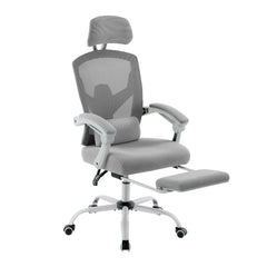 "JHK Ergonomic Mesh Gaming Chair – High Back Recliner with Lumbar Support & Swivel Base"