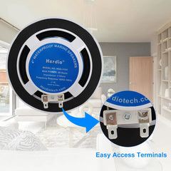 Herdio 160W Bluetooth Ceiling Speaker with Amplifier