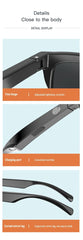 Smart Bluetooth V5.3 Sunglasses – HIFI Audio Glasses with Built-In Headphones & UV Protection