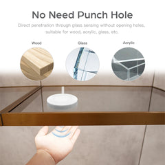 12V LED Touch Dimmer Switch – Wood Panel, Hand Sweep Sensor, DIY Under Cabinet Light