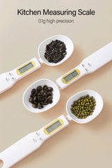 "Digital Weighing Spoon Scale – Adjustable LCD Measuring Tool for Coffee, Food, Flour, Powder, and Baking"