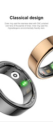 "2024 COLMI R02 Smart Ring – Health Monitor with Charging Case, 39-Day Battery Life, 5ATM Waterproof for Men & Women"