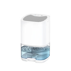 White humidifier with water tank on a white background