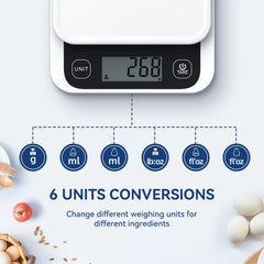 5kg Smart Kitchen Scale with Nutrition Calculator