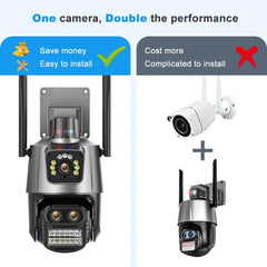 9MP Wi-Fi PTZ Security Camera with 8X Zoom