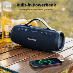 Tronsmart Mirtune S100 – 50W Bluetooth Speaker with Power Bank & Retractable Handle