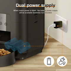 Smart Pet Food Dispenser – Timed Automatic Cat & Dog Feeder with Portion Control