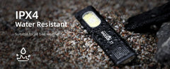LED Keychain Flashlight – USB-C Rechargeable 800LM Mini Work Light