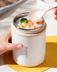 Portable 600ML USB Food Heater – Stainless Steel Electric Lunch Container for Travel, Work, Picnic