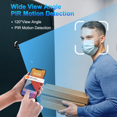 WSDCAM 3MP Smart Wi-Fi Peephole Door Camera