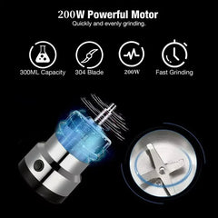 Compact Coffee Bean & Spice Grinder – Ultra-Fine Electric Crusher for Wet and Dry Ingredients