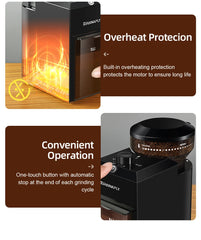 "Electric Burr Coffee Grinder – 28 Settings for Espresso, French Press, Drip"