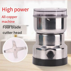Compact Coffee Bean & Spice Grinder – Ultra-Fine Electric Crusher for Wet and Dry Ingredients
