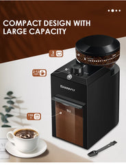 "Electric Burr Coffee Grinder – 28 Settings for Espresso, French Press, Drip"