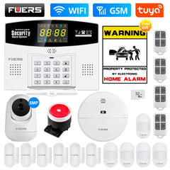 Fuers Tuya Smart 4G GSM Wi-Fi Burglar Alarm System