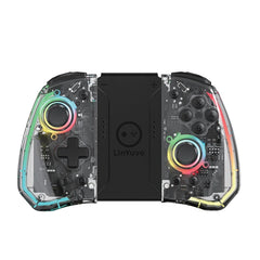 KS40 Wireless Transparent Joy-Pad – LinYuvo LED Switch Controller with Turbo for Nintendo NS/OLED/Lite
