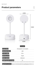 "Wireless Night Light with Motion Sensor – USB LED Wall Lamp for Kitchen, Bedroom, Living Room, and Mural Indoor Lighting"
