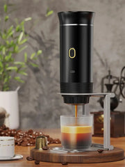 Portable 3-in-1 Electric Espresso Machine – Wireless Coffee Maker for Capsule or Ground