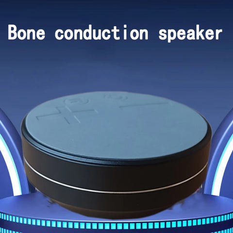 "Bone Conduction Wireless Speaker – Mini TWS Desktop Speaker with Suction Cup & Hi-Fi Sound Quality"