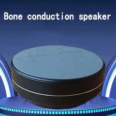 "Bone Conduction Wireless Speaker – Mini TWS Desktop Speaker with Suction Cup & Hi-Fi Sound Quality"