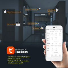 Fuers Tuya Smart 4G GSM Wi-Fi Burglar Alarm System