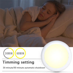 "LED Under Cabinet Light with Remote Control – Wireless RGB Color-Changing Night Light for Kitchen, Bedroom, Closet, and Counter"