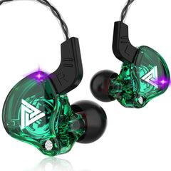 "QKZ AK6 Wired Earphones – 3.5mm HiFi Sound Quality Gaming Headset, Bass-Boosted Earbuds for Gamers"